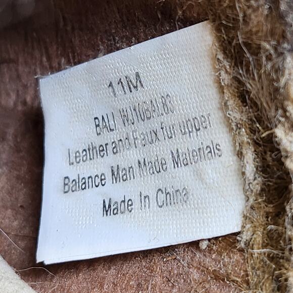 Jambu Womens Bali Brown Leather Faux Fur Sport Wedge Clogs Size 11 M Comfort - Picture 5 of 8